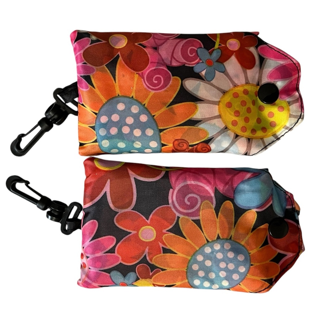 REUSABLE SHOPPING BAG KEY CHAIN